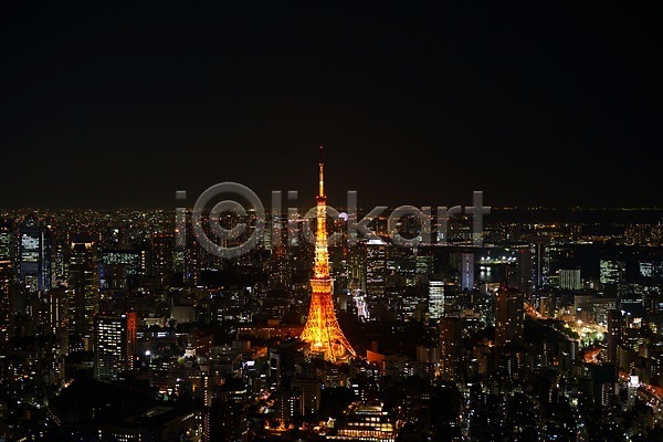 사람없음 JPG 포토 건물 도시 도시풍경 도쿄 도쿄타워 야간 야경 야외 일본 풍경(경치) 해외 해외풍경