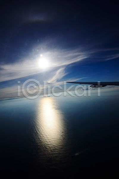 사람없음 JPG 포토 구름(자연) 바다 비행 비행기 빛 야외 주간 태양 하늘 해