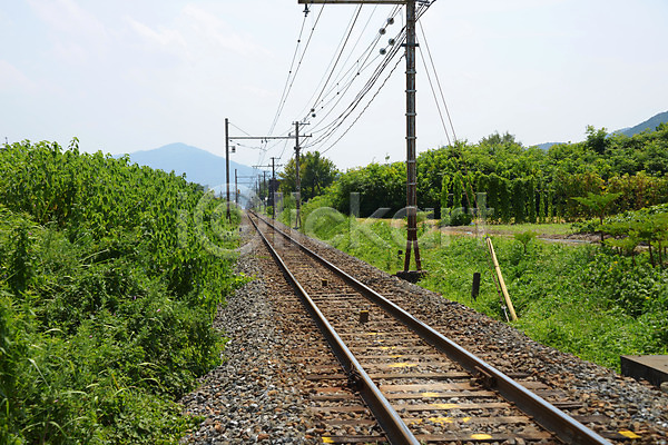 사람없음 JPG 포토 기찻길 식물 야외 일본 자연 주간 철도의날 풍경(경치) 해외 해외풍경