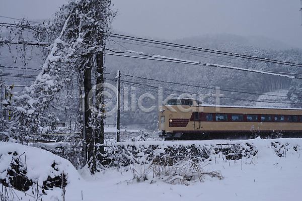 사람없음 JPG 포토 겨울 계절 교통수단 기차 기찻길 눈(날씨) 설원 야외 육상교통 자연 주간 철도의날 풍경(경치)