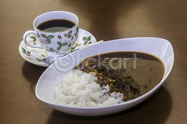 사람없음 JPG 포토 그릇 밥 실내 음식 일본음식 찻잔 카레 커피