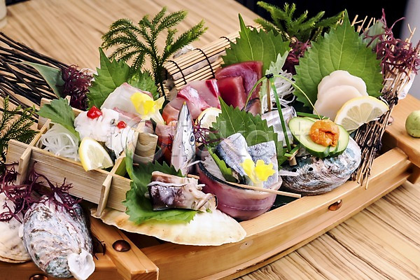 사람없음 JPG 포토 생선회 실내 어류 음식 일본음식