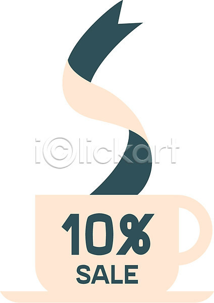 사람없음 AI(파일형식) 아이콘 10% 라벨 리본 모양 배지 백그라운드 상징 세일 숫자 스티커 심볼 영어 웹 음료 커피 퍼센트