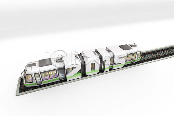 출발 사람없음 3D PSD 편집이미지 2015년 기차 기찻길 방향 백그라운드 새해 전철 편집