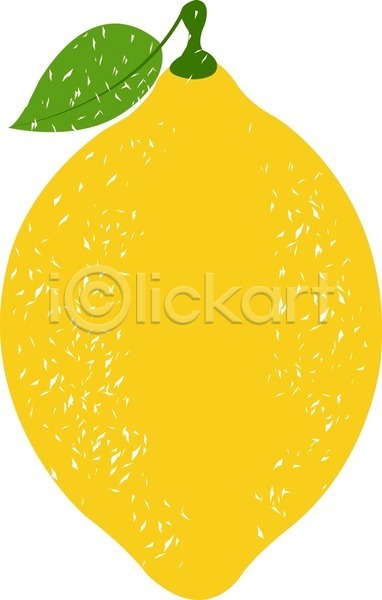 사람없음 EPS 일러스트 해외이미지 노란색 레몬 잎 해외202004