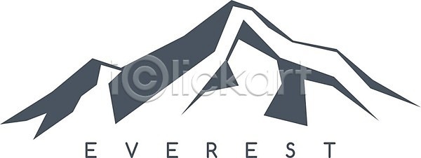 EPS 실루엣 일러스트 해외이미지 네팔 산 심볼 야외 운동 자연 절정 지역 해외202004 해외일러스트 히말라야 힘