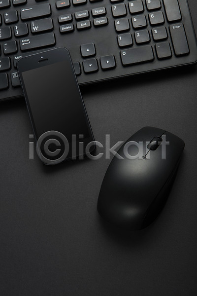 사람없음 JPG 포토 검은색 마우스 백그라운드 사무용품 스마트폰 스튜디오촬영 실내 오브젝트 전자제품 컬러 키보드