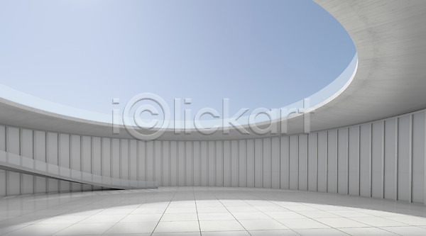 사람없음 3D PSD 편집이미지 건축물 계단 옥상 하늘