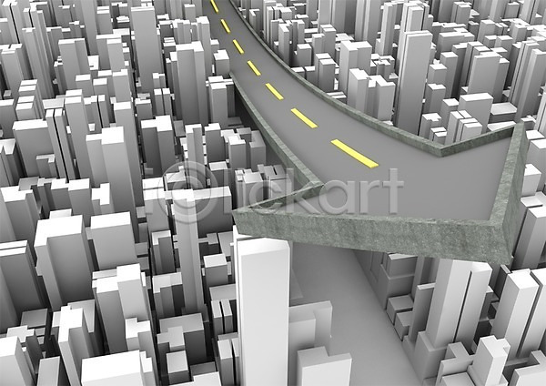 사람없음 3D PSD 편집이미지 3D소스 건물 그래픽 도로 도시 방향 백그라운드 컴퓨터그래픽 화살표