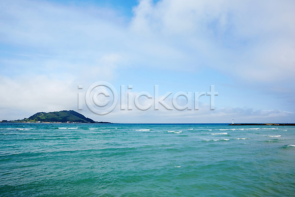 사람없음 JPG 포토 구름(자연) 비양도 섬 야외 제주도 주간 풍경(경치) 하늘 한국 해변