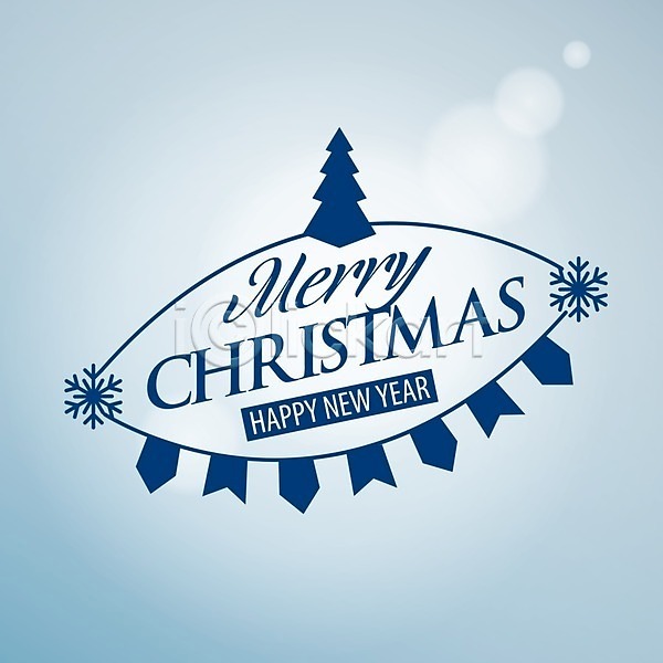 축하 사람없음 EPS 일러스트 해외이미지 나무 눈꽃무늬 디자인 레터링 메리크리스마스 백그라운드 이벤트 크리스마스 타이포그라피 파란색 해외202004 해피뉴이어