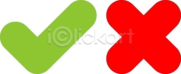선택 EPS 일러스트 해외이미지 X 고립 그래픽 금지 긍정 디자인 라벨 모양 빨간색 사인 상자 세트 스티커 승인 심볼 심플 십자가 엘리먼트 옵션 웹 잘못 질문 체크리스트 체크표시 초록색 투표 플랫 해외202004 해외일러스트 확인 흔적