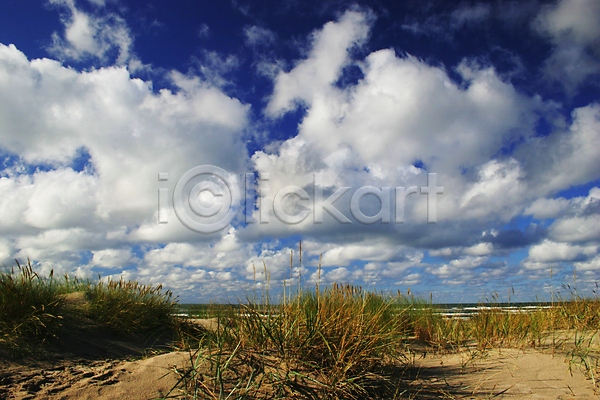 사람없음 JPG 포토 해외이미지 구름(자연) 라트비아 리투아니아 모래 모래언덕 바다 발자국 봄 수평선 식물 에스토니아 여름(계절) 오솔길 자연 초록색 파란색 패턴 풍경(경치) 하늘 해외202004 흰색