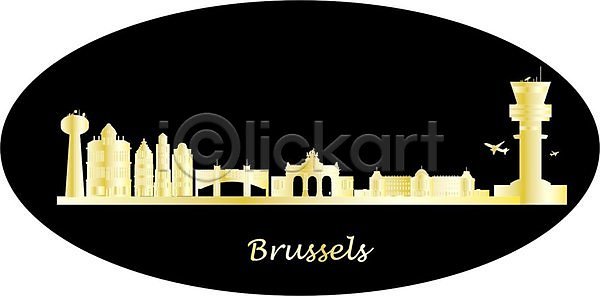 EPS 일러스트 해외이미지 건축양식 검은색 계단 공항 궁전 도시 문 박물관 벨기에 브뤼셀 비즈니스 스카이라인 시장 여행 왕 유럽 주택 지붕 창문 큼 탑 텔레비전 포트 해외202004 해외일러스트 흰색