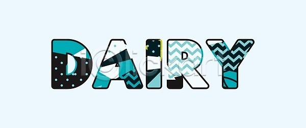 아이디어 EPS 일러스트 해외이미지 농장 단어 미술 소 외양간 우유 치즈 칼슘 컨셉 타이포그라피 테마 해외202004 해외일러스트