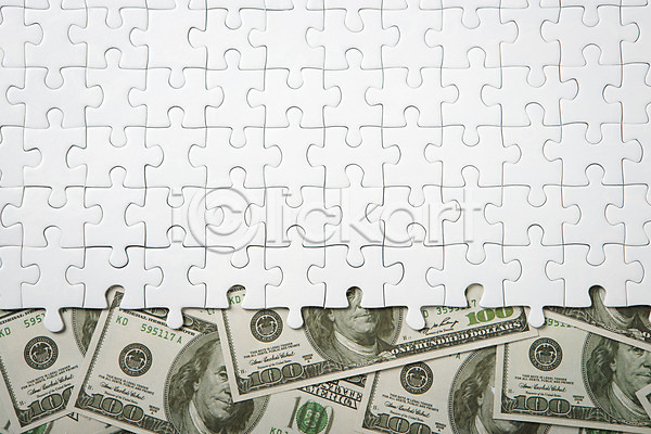 사람없음 JPG 포토 경제 금융 달러 배경화면 백그라운드 비즈니스 스튜디오촬영 조각 조각(피스) 지폐 퍼즐