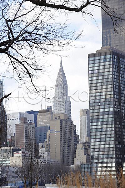 사람없음 JPG 포토 건축물 고층빌딩 구름(자연) 나무 뉴욕 도시 도시풍경 도심 루즈벨트섬 빌딩 식물 아메리카 야외 주간 풍경(경치) 하늘 해외풍경 현대건축