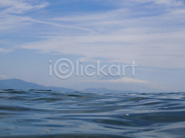 사람없음 JPG 포토 구름(자연) 물결 바다 산 야외 자연 주간 풍경(경치) 하늘