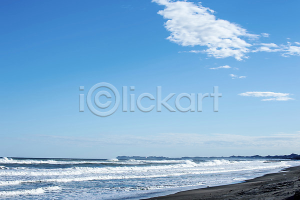 사람없음 JPG 포토 구름(자연) 맑음 바다 야외 자연 주간 파도 풍경(경치) 하늘 해변