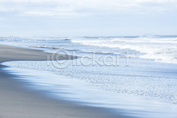 사람없음 JPG 포토 구름(자연) 모래사장 바다 야외 자연 주간 파도 풍경(경치) 하늘 해변