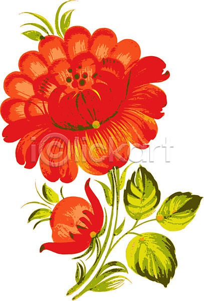사람없음 EPS 일러스트 해외이미지 꽃 디자인 마법 미술 백그라운드 손그림 수채화(물감) 잎 해외202004