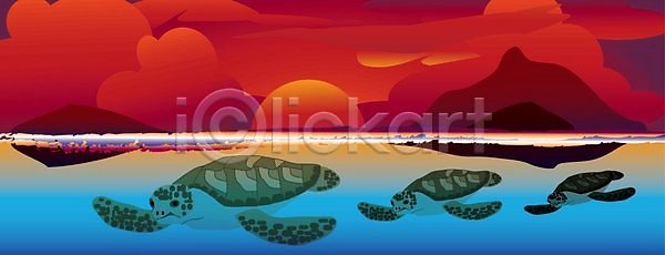EPS 일러스트 해외이미지 거북이 구름 그래픽 그림 다이빙 동물 디자인 물 미술 바다 보라색 분홍색 빨간색 산 새벽 생물 야생동물 야외 양서류 오렌지 일몰 자연 저녁 태양 파도 파란색 파충류 포즈 풍경 하늘 해외202004 해외일러스트 환경 황혼