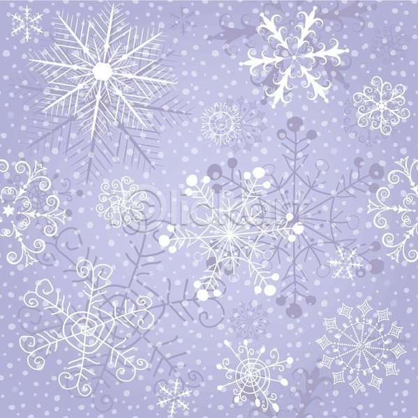 화려 사람없음 EPS 일러스트 해외이미지 눈(날씨) 눈송이 디자인 백그라운드 보라색 해외202004
