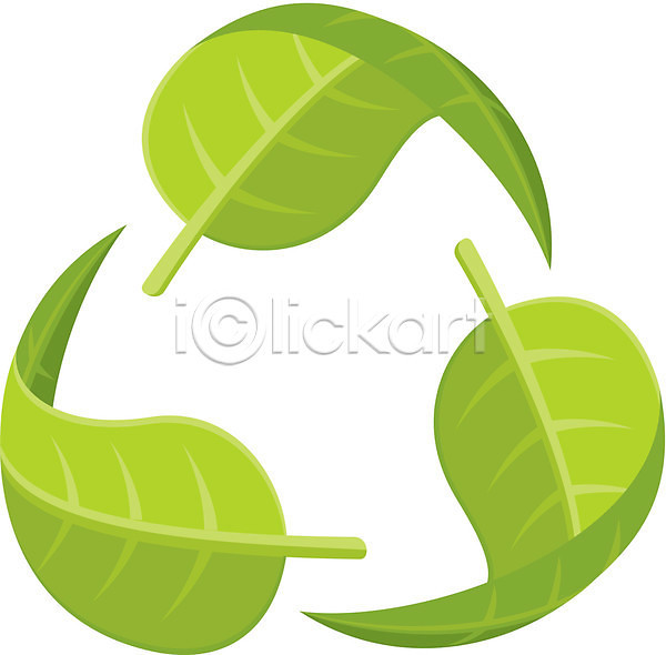 보호 EPS 아이콘 일러스트 해외이미지 나무 생태학 심볼 원형 유지 잎 자연 재활용 줄기 지구의날 초록색 해외202004