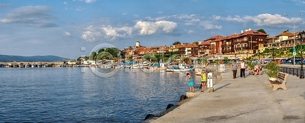 사람없음 JPG 포토 해외이미지 건축양식 골동품 구시가지 도시 바다 박물관 벽 불가리아 산책로 섬 성 야외 여름 여행 역사 유럽 재산 풍경 해외202004 해외포토 호텔 휴가 휴양지