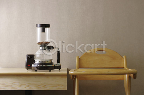 사람없음 JPG 포토 실내 오브젝트 원두커피 음료 의자 주방 주방용품 커피 커피메이커 탁자 핸드드립