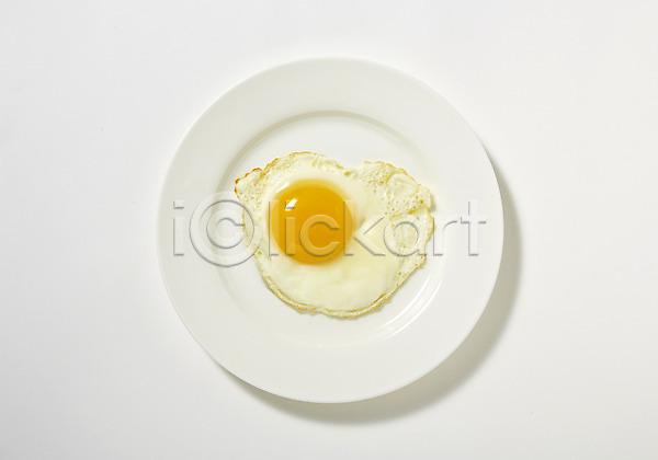 사람없음 JPG 포토 계란프라이 노른자 백그라운드 스튜디오촬영 실내 음식 접시