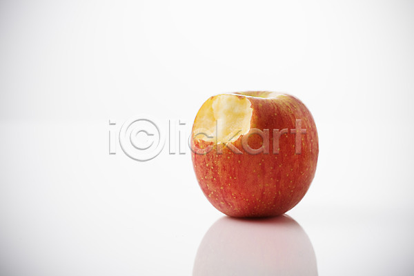 사람없음 JPG 포토 과일 백그라운드 사과(과일) 스튜디오촬영 실내 한개