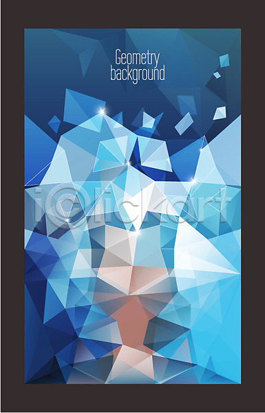 사람없음 AI(파일형식) 일러스트 그래픽 그래픽백그라운드 기하학 디자인 디지털 문양 백그라운드 삼각형 지오메트릭 컬러 파란색 패턴 패턴백그라운드 폴리곤 하늘색