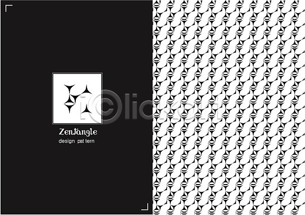 사람없음 AI(파일형식) 일러스트 흑백 도형 문양 백그라운드 젠탱글 컬러 패턴 패턴백그라운드