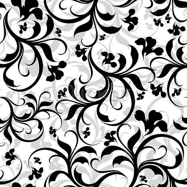 화려 EPS 일러스트 해외이미지 꽃무늬 백그라운드 복고 수확 스타일 장식 질감 추상 타일 패턴 프레임 해외202004