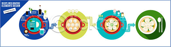 과정 사람없음 AI(파일형식) 일러스트 간장 계란 냄비 다시마 레시피 만두 만두국 멸치 무 소금 수저 식재료 음식 인포그래픽 조리과정 파 후추