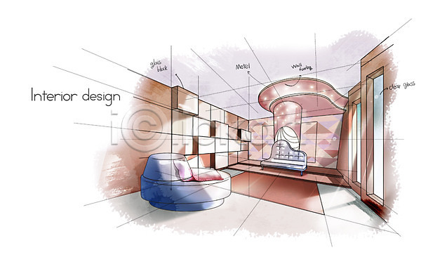 분석 사람없음 PSD 일러스트 공간 디자인 백그라운드 소파 스케치 신부대기실 실내 예식장 의자 인테리어