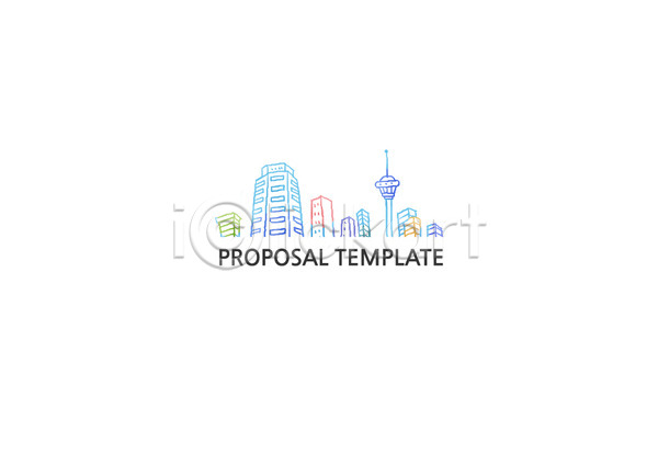 사람없음 AI(파일형식) 문서템플릿 템플릿 도시 레이아웃 문서 빌딩 서식 제안서 표지 프레젠테이션