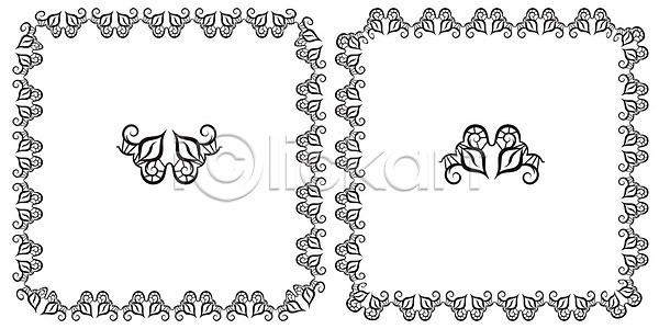 우아함 화려 EPS 비네팅 일러스트 템플릿 해외이미지 고립 그래픽 꽃무늬 디자인 미술 백그라운드 세트 수확 스크랩북 신용카드 인사 장식 초대 추상 패턴 프레임 해외202004 해외일러스트 흰색