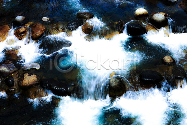 흐름 사람없음 JPG 포토 계곡 급류 돌(바위) 물 바위(돌) 야외 자연 주간 폭포 풍경(경치)