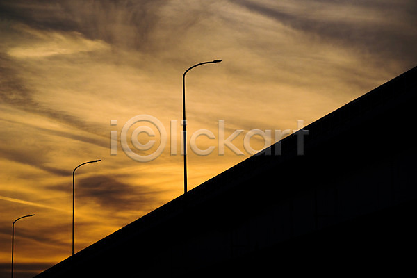 사람없음 JPG 실루엣 포토 가로등 구름(자연) 노을 시설물 야외 일몰 자연 자연현상 풍경(경치) 하늘