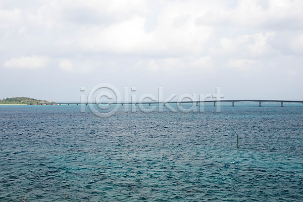 사람없음 JPG 포토 건축물 구름(자연) 다리(건축물) 바다 섬 야외 자연 주간 풍경(경치) 하늘