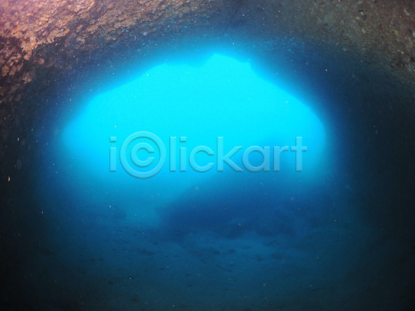 사람없음 JPG 포토 굴 돌(바위) 동굴 바다 바위(돌) 수중 수중동굴 수중사진 자연 풍경(경치)