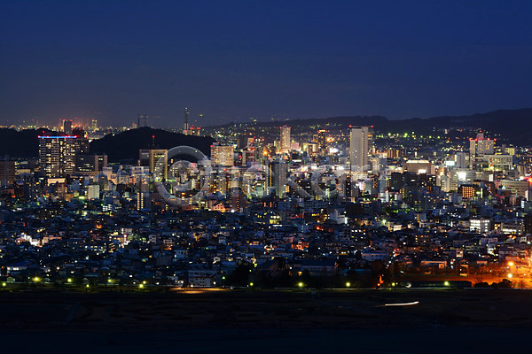 사람없음 JPG 포토 건물 도시 도시풍경 도심 빌딩 빛 시즈오카 아시아 야경 야외 일본 풍경(경치) 해외풍경