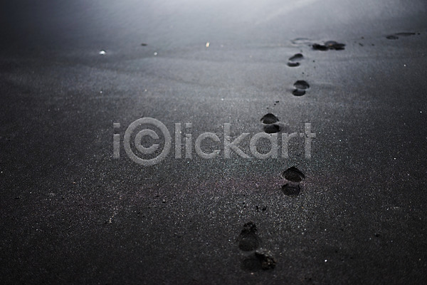 사람없음 JPG 포토 모래 모래사장 바다 발자국 백그라운드 야외 자연 주간 풍경(경치) 해변