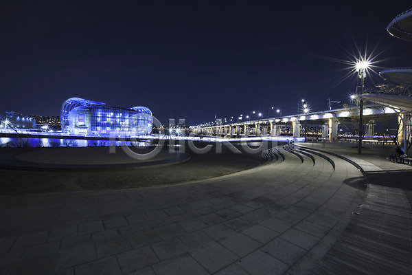 사람없음 JPG 포토 가로등 다리(건축물) 반포대교 빛 서울 세빛섬 야간 야경 야외 풍경(경치) 한강 한국