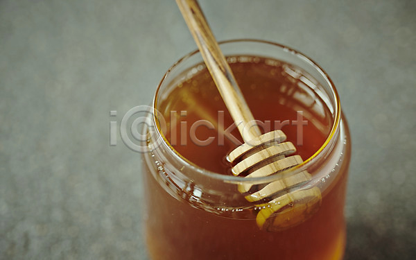 사람없음 JPG 포토 꿀 꿀단지 백그라운드 벌꿀 스튜디오촬영 실내 유리병 음식 허니디퍼