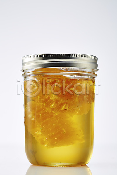 사람없음 JPG 포토 꿀 꿀단지 백그라운드 벌꿀 벌집 스튜디오촬영 실내 유리병 음식