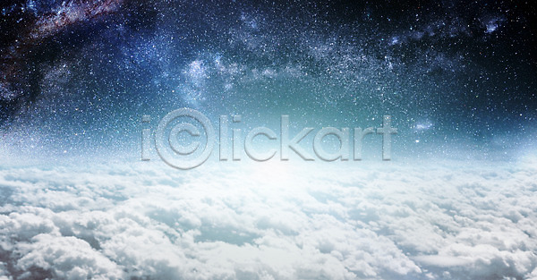 신비 화려 사람없음 3D JPG 디지털합성 편집이미지 구름(자연) 디지털아트 밤하늘 백그라운드 별 우주 은하수(은하)