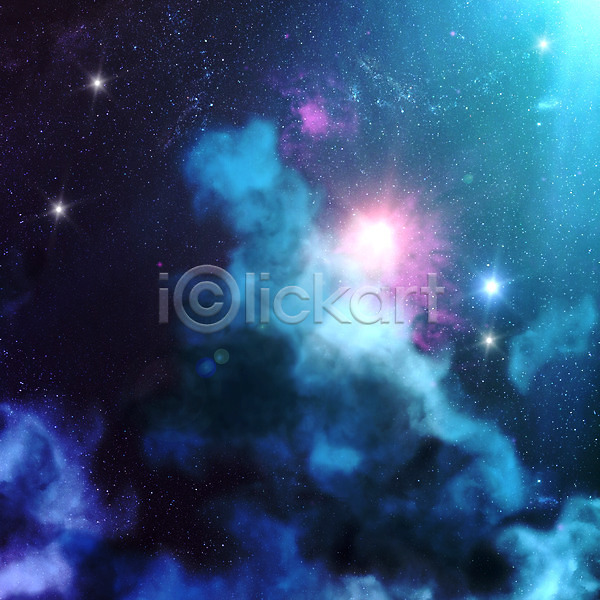 신비 화려 사람없음 3D JPG 디지털합성 편집이미지 디지털아트 백그라운드 별 성단 우주 은하수(은하) 컬러 파란색